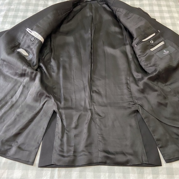 Tiger of Sweden black blazer Norden suit blazer 48 and Oxford pants 30 pure wool - Picture 5 of 16
